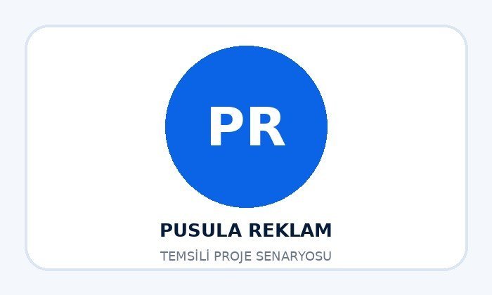 PUSULA REKLAM temsili proje görseli