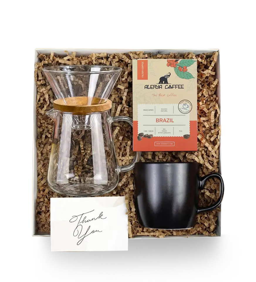 Brezilya Kahvesi Pour Over Seti