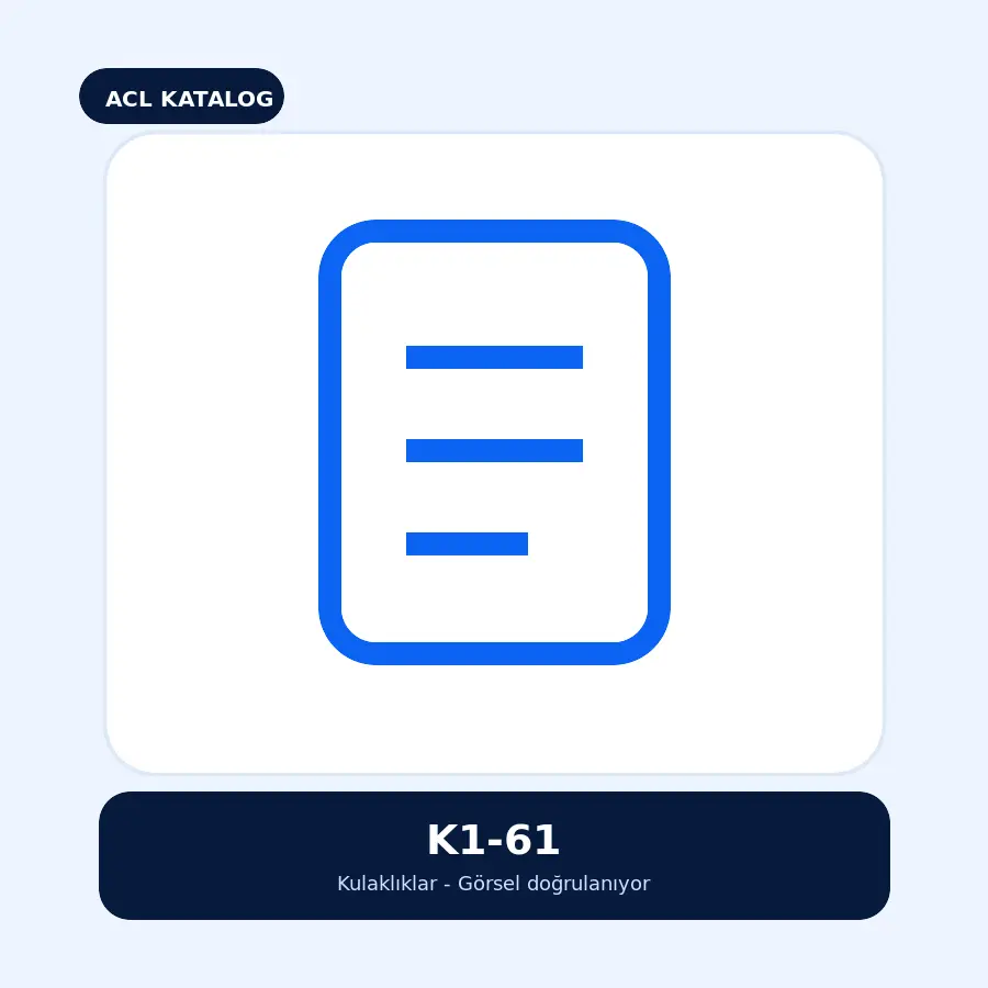 ACL K1-61 Kulaklıklar